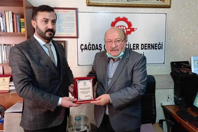 İYİ Parti Battalgazi ilçe başkanından ÇGD ziyareti