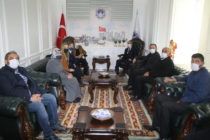 TÜRKMEN DOSTU BAŞKAN GÜDER’E TEŞEKKÜR ZİYARETİ