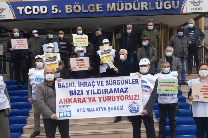 BTS’den Malatya’da açıklama: Sesimizi duyurmak için Ankara’ya yürüyoruz