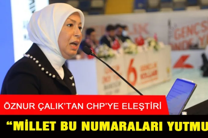 Çalık: Millet bu numaraları yutmuyor