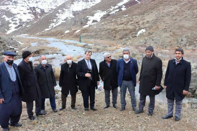 Battalgazi'de muhtarlar sulama için Şilan çayına baraj istiyor