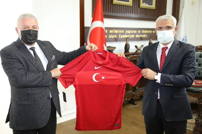 MASKF’DAN BAŞKAN GÜDER’E ANLAMLI ZİYARET