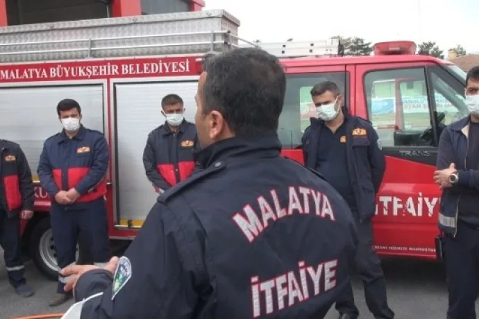 Malatya Büyükşehir itfaiyesi, Gölbaşı itfaiye ekiplerine eğitim verdi