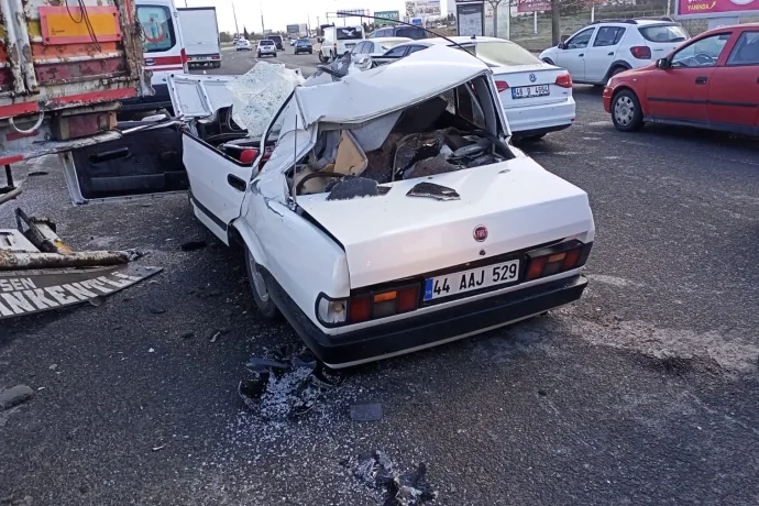 Malatya’da Trafik Kazası