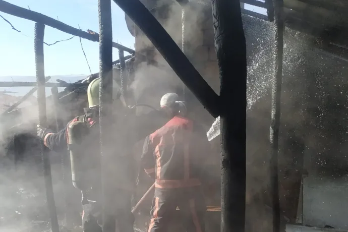 Göztepe Mahallesinde Çatı Yangını