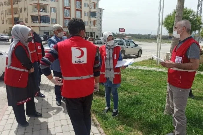 Türk Kızılayı Yeşilyurt Şubesi ihtiyaç sahiplerini unutmadı