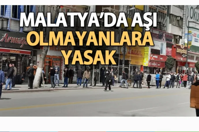 Aşı Olmayanlara Yasak!!