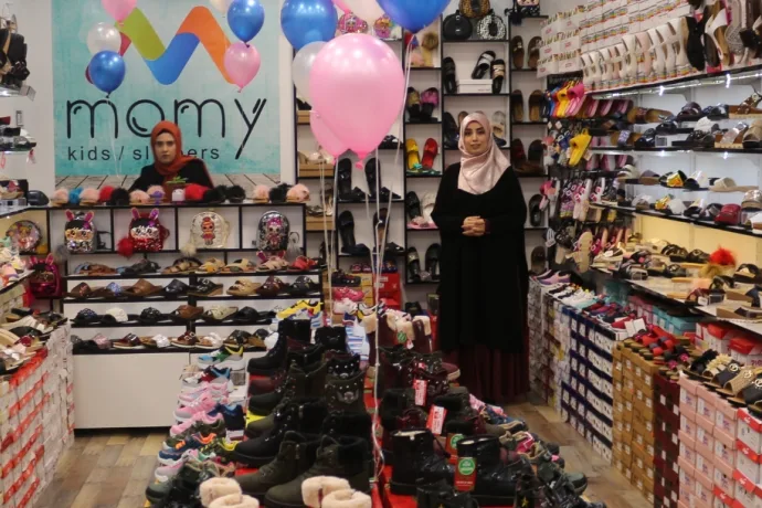 MOMY KİDS/SLİPPERS AYAKKABI MAĞAZASININ AÇILDI,video
