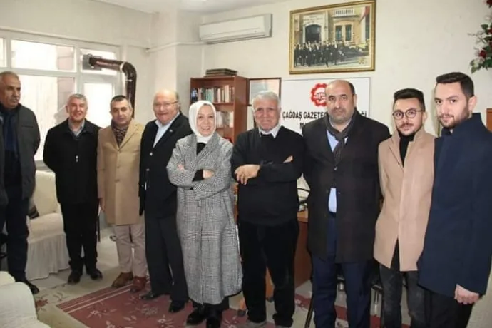 AK Partiden çağdaş gazeteciler derneğine (ÇGD ) ziyaret
