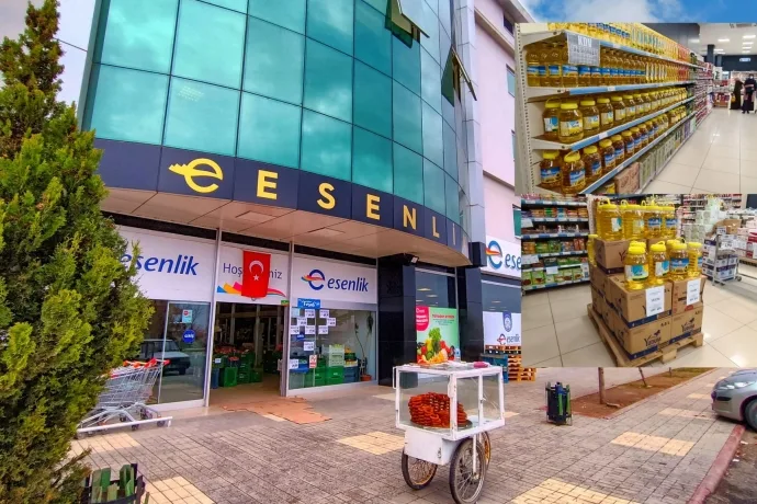 Esenlik'te yağ satışları devam ediyor