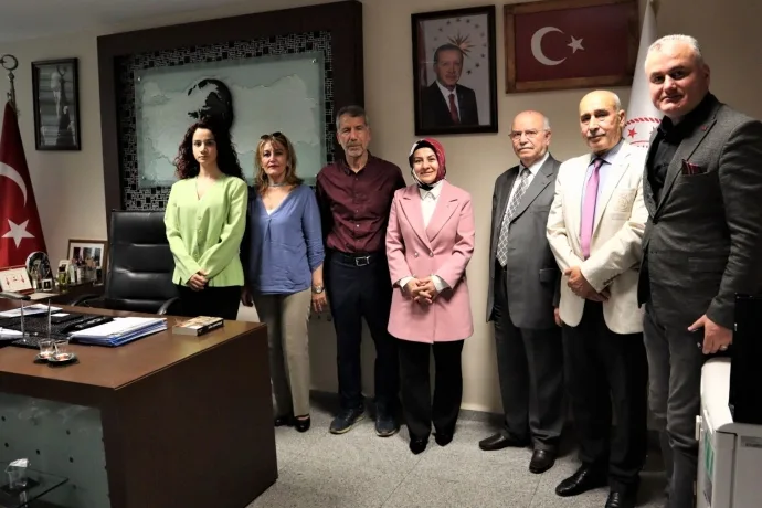 TİNGADER’den İçişleri Bakanlığı Daire Başkanı Üstüner’e Ziyaret