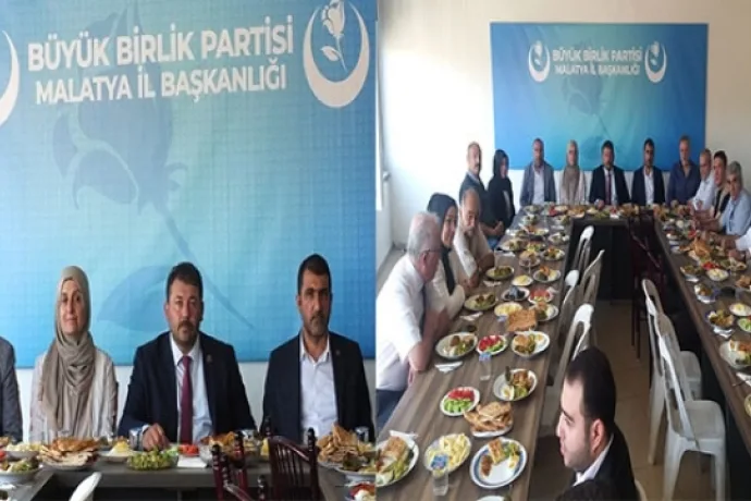 BBP İl Başkanı Karaman'dan Malatya'ya Teşekkür