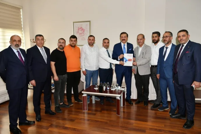 “Eğitim Kart Projesi” TOBB Başkanı’na sunuldu