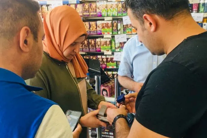 Esenlik Süper Market görevlisinden örnek davranış.