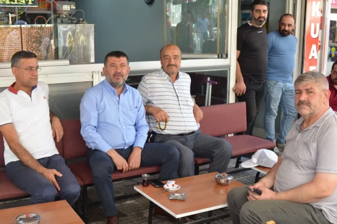 Veli Ağbaba’dan Malatya esnafına ziyaret.