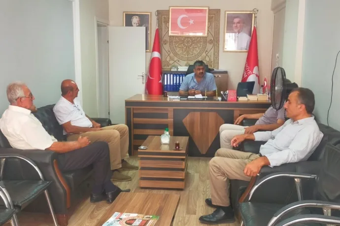 Pancar Ekicileri Kooperatifi Yönetiminden Türkiye Değişim Partisine Ziyaret