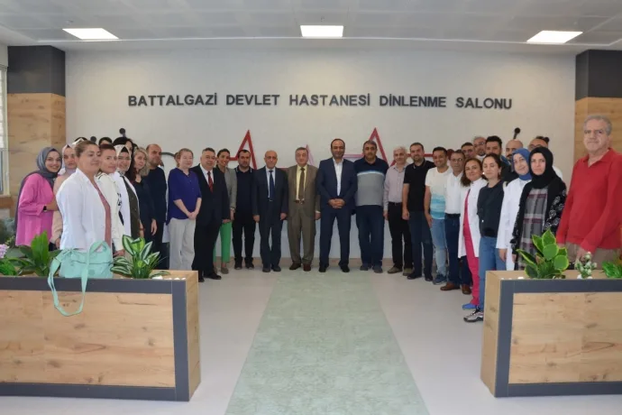 Battalgazi Devlet Hastanesinde Hekimler için Sosyal Amaçlı Salon açıldı