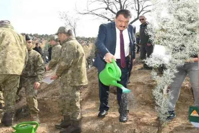 Malatya'da Türkiye Yüzyılına Nefes için fidan dikildi