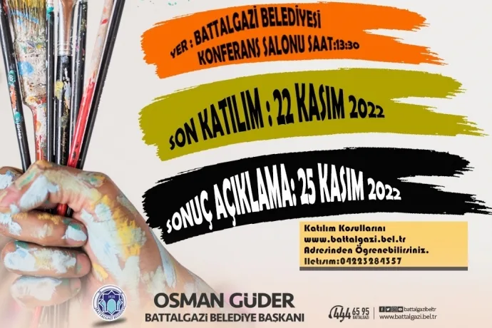 BATTALGAZİ BELEDİYESİ’NDEN ÖDÜLLÜ RESİM YARIŞMASI