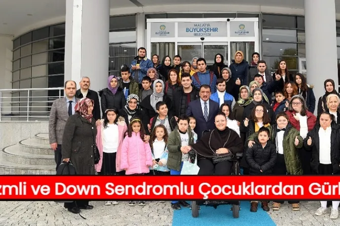 Otizmli ve Down Sendromlu Çocuklardan Gürkan’a Ziyaret
