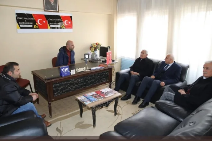 Başkan Güder’ den Dönmez Medya’ya 10 Ocak Ziyareti