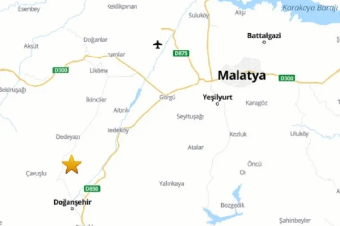 Doğanşehir'de Korkutan Deprem