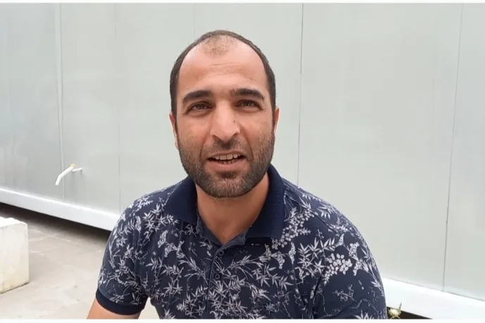 Tüp patladı konteynırı deldi geçti