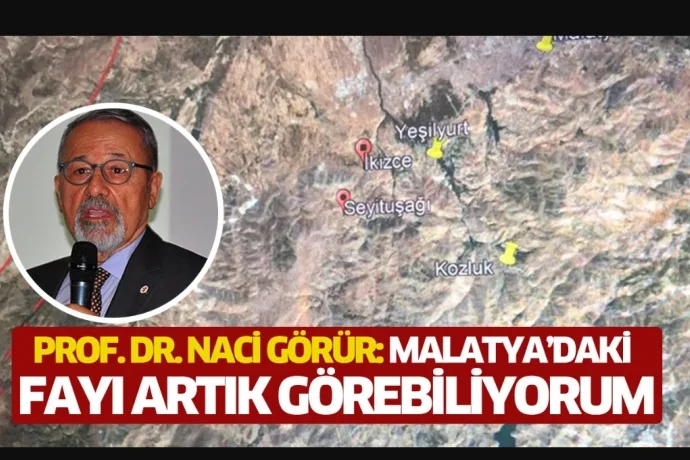 Prof. Dr. Naci Görür: Malatya’daki fayı artık görebiliyorum