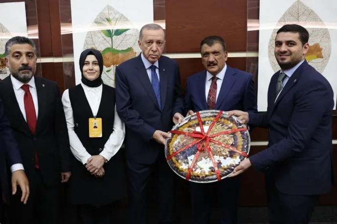 Başkan Gürkan Cumhurbaşkanı Erdoğan ile Görüştü