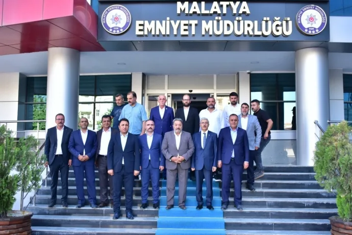MHP’den Vali Yazıcı, Başsavcı Mete ve Emniyet Müdürü Çankal’a ziyaret