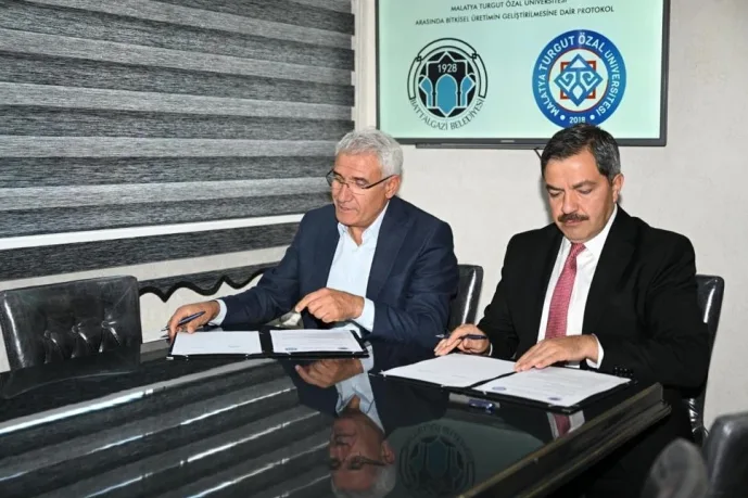 BATTALGAZİ BELEDİYESİ’NİN BİTKİSEL ÜRETİMİNE TURGUT ÖZAL ÜNİVERSİTESİ’NDEN DESTEK