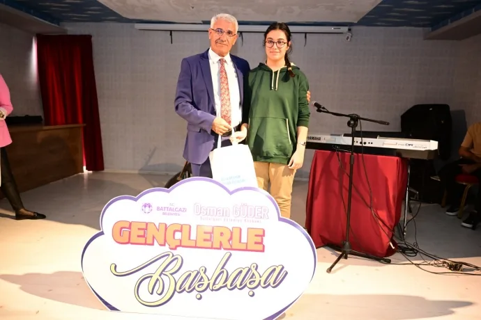 Başkan Güder’den Gençlere Eğitim Seti Desteği