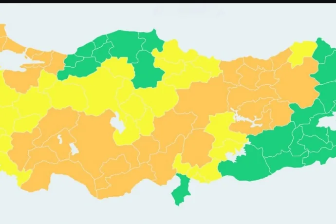 AFAD Malatya'yı 'sarı' kodla uyardı