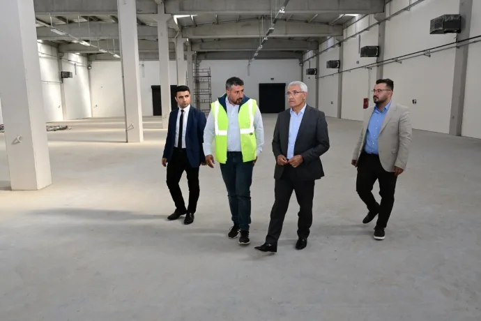 Başkan Güder: “Tekstilkent’te Üretim Yakın Zamanda Başlayacak”