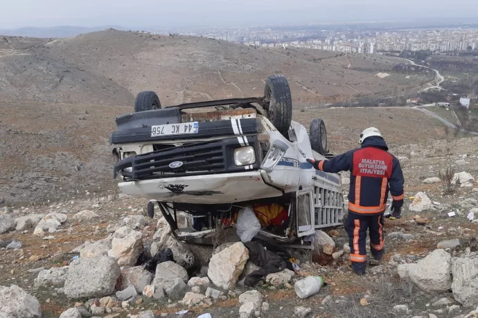 Malatya'da trafik kazasında 1 kişi öldü.video