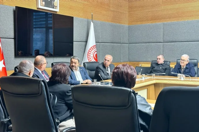 Fendoğlu, MEV Heyetini TBMM’de Ağırladı
