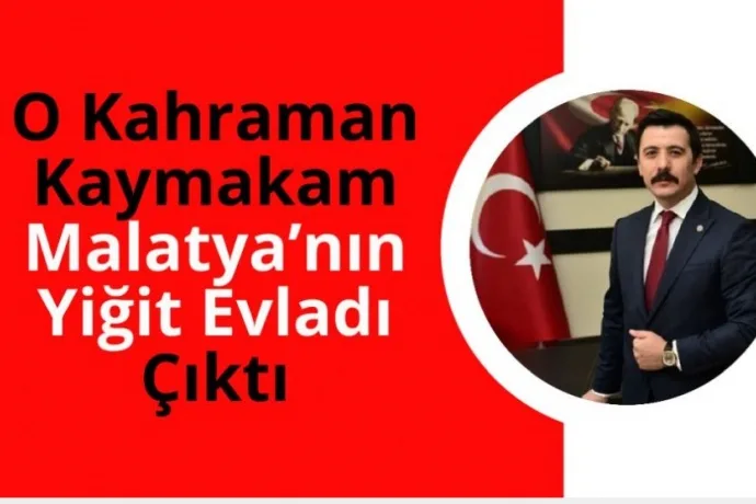 Şehitleri Anmayan İmamı Uyaran O Kahraman Kaymakam Malatya'nın Yiğit Evladı Çıktı