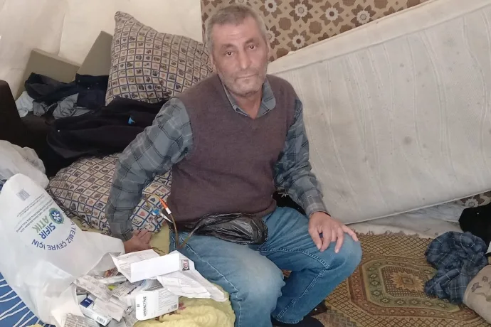 Karaciğer nakil hastasının çadırda yaşam mücadelesi