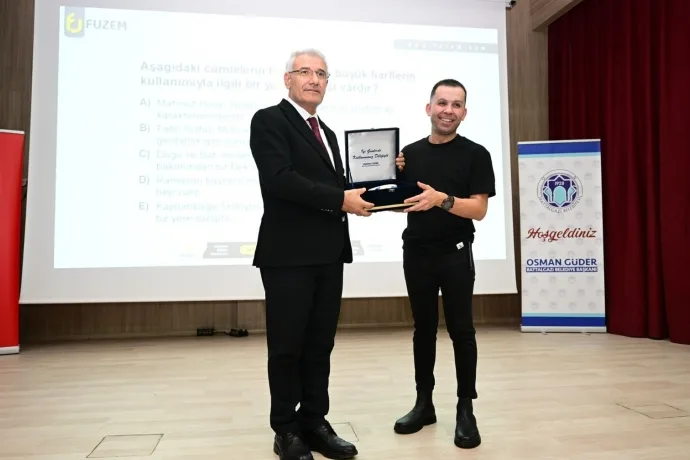 Başkan Güder KPSS Tekrar Kampının Son Dersine Katıldı