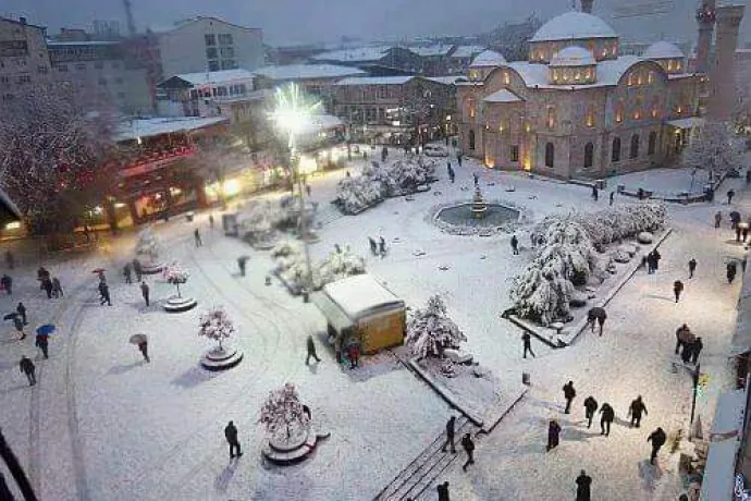 Malatya'da Kar Yağışı Etkili Oluyor
