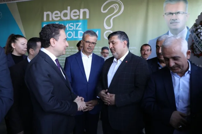 DEVA PARTİSİ GENEL BAŞKANI ALİ BABACAN’DAN BÜYÜKŞEHİR BAĞIMSIZ BAŞKAN ADAYI GEZER’E DESTEK ZİYARETİ