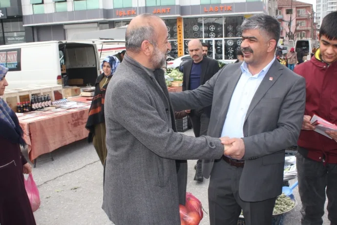 Ali Karakuş Pazar Esnafını Gezdi