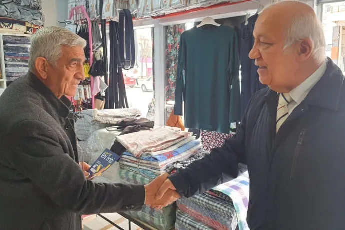 İYİ PARTİ YEŞİLYURT BELEDİYE BAŞKAN ADAYI  ALİ HELVACI’DAN ESNAFLARA BÜYÜK MÜJDE
