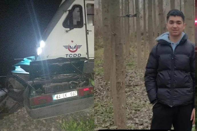 Dilek'de feci kaza: Trenin altında kalan otomobilin sürücüsü hayatını kaybetti