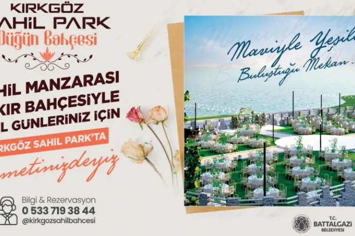 Kırkgöz Sahil Park Düğün Bahçesi Açılış İçin Gün Sayıyor