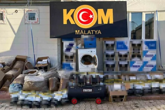 Malatya’da kaçakçılık operasyonu