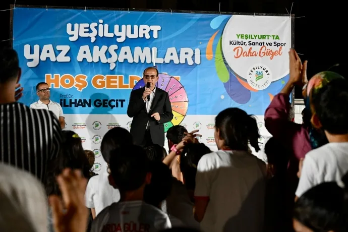 Manas Konteyner Kentte ‘Yeşilyurt Yaz Akşamları’ Heyecanı Yaşandı