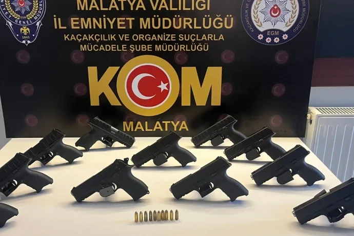Malatya’da yasa dışı silah ticareti operasyonu: 3 tutuklama