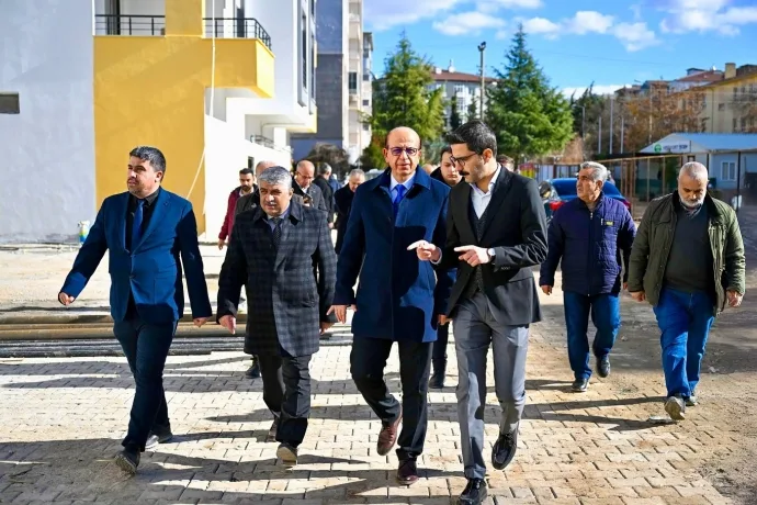 Geçit, kentsel dönüşüm konutlarını inceledi