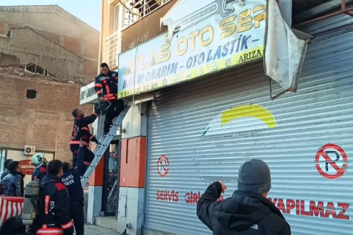 Malatya’da işyeri yangını